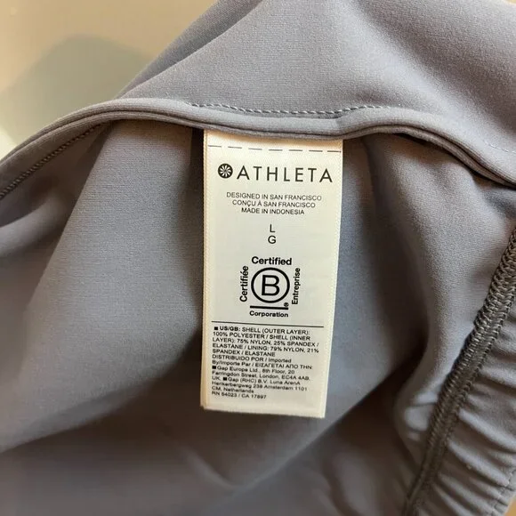 Athleta Women’s Wayfarer Bomber Jacket Coastline Blue size large - Picture 7 of 7